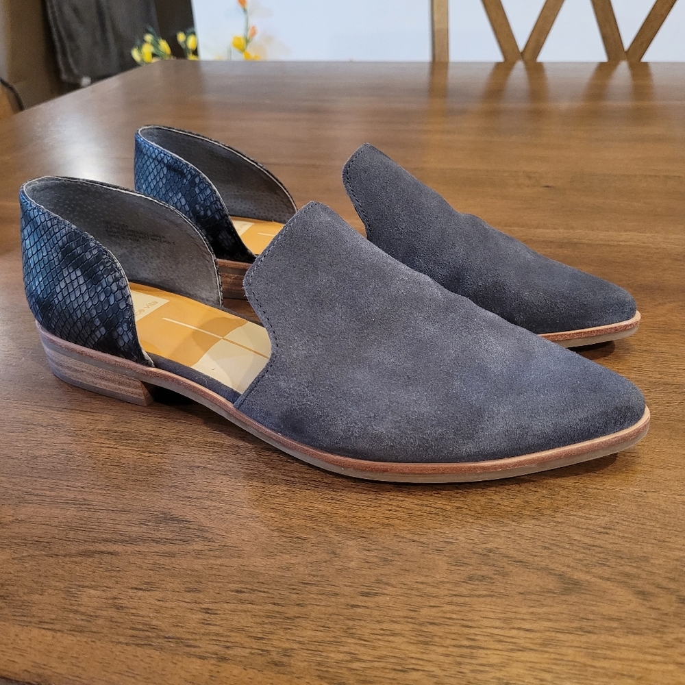 Dolce Vita Kelsa Size 10 Suede. Slip On Flats.